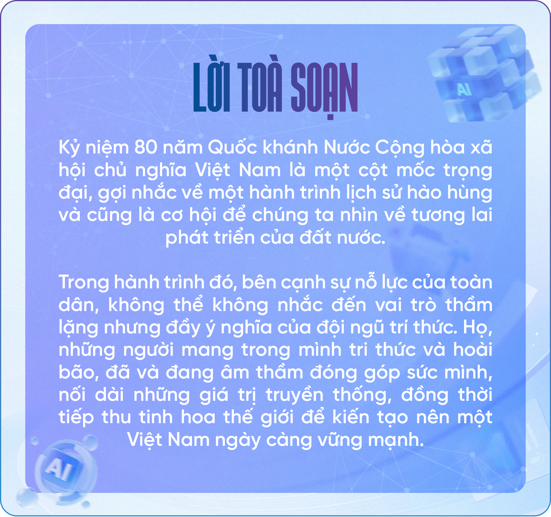 GS Hồ Tú Bảo: Lòng yêu nước là động lực cho hành trình chiến trường đến AI - 1