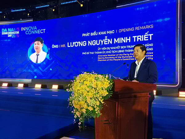 Chủ tịch UBND TP Đà Nẵng Lương Nguyễn Minh Triết phát biểu tại 