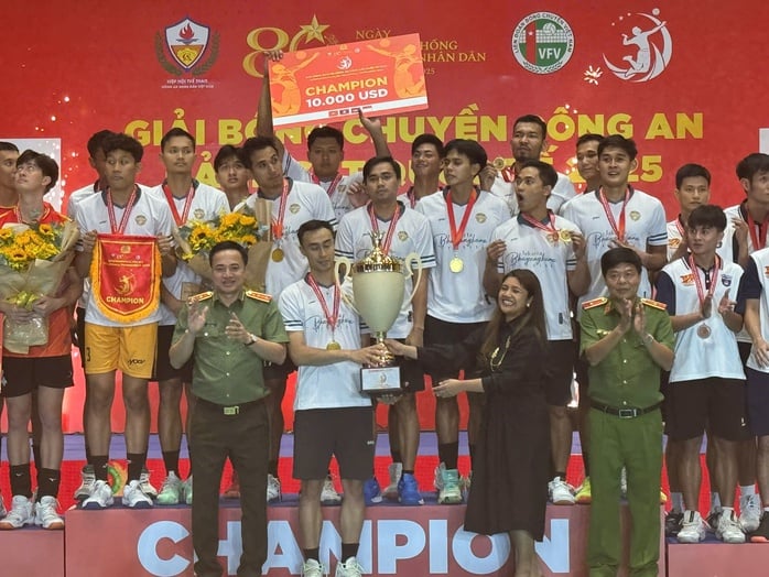 Đội Indonesia vô địch Giải bóng chuyền Công an, Cảnh sát quốc tế 2025- Ảnh 6.