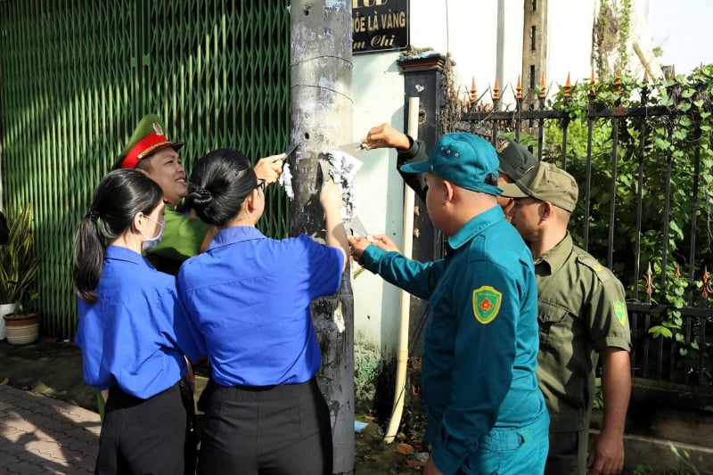 Ho-Chi-Minh-Stadt: 168 Gemeinden, Bezirke und Sonderzonen starteten gleichzeitig eine Kampagne zur Bekämpfung illegaler Werbung -0