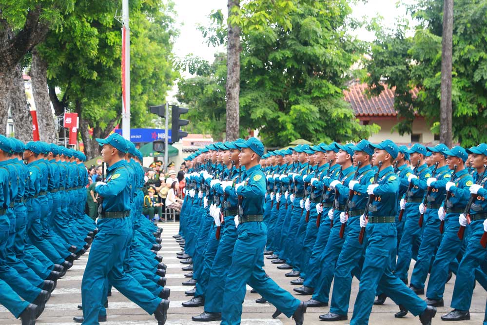 Bloco da Milícia Masculina.