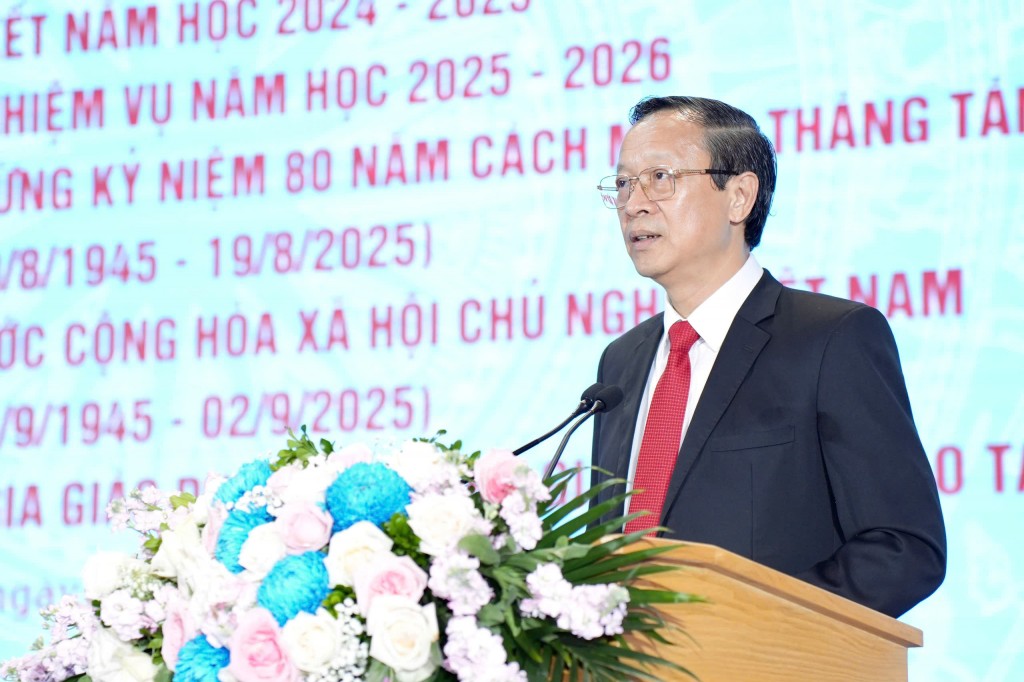 Thứ trưởng thường trực Bộ GD&ĐT Phạm Ngọc Thưởng ghi nhận và đánh giá cao các kết quả của ngành Giáo dục Thủ đô