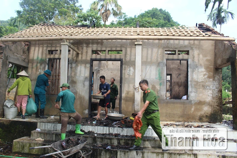 ສະໜັບສະໜູນ​ການ​ແກ້​ໄຂ​ໄຟຟ້າ​ລັດ​ວົງຈອນ​ທີ່​ເຮັດ​ໃຫ້​ເກີດ​ໄຟ​ໄໝ້​ເຮືອນ​ຢູ່​ຕາ​ແສງ ກີ​ເລືອງ