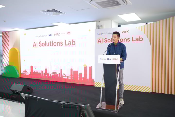 На мероприятии выступил Марк Ву, управляющий директор Google Vietnam. (Фото: Google Vietnam)