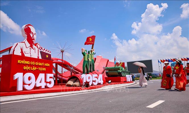 Exhibition of National Achievements with the theme “80 years of the Journey of Independence - Freedom - Happiness” at the National Exhibition Center (Dong Anh, Hanoi). Photo: Thanh Tung/VNA