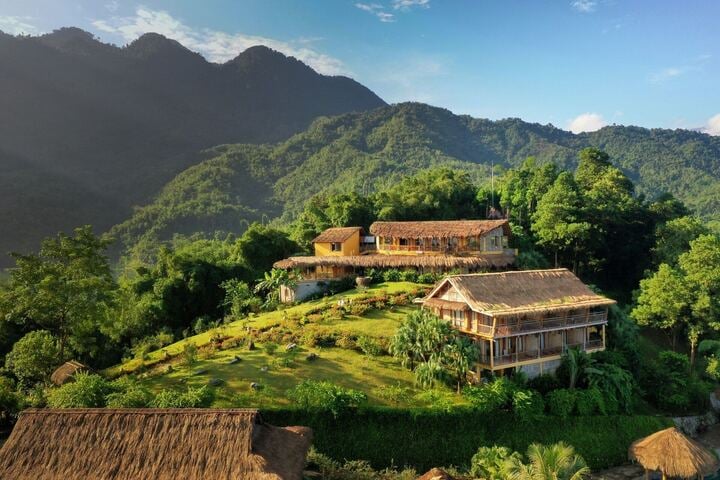 Die friedliche Landschaft in Mai Chau kann bei jedem ein Gefühl der Entspannung und Ruhe hervorrufen. (Foto: Internet).