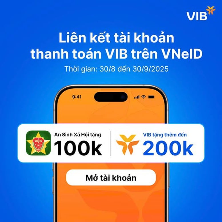 Liên kết tài khoản an sinh xã hội nhận thưởng từ VIB- Ảnh 1.
