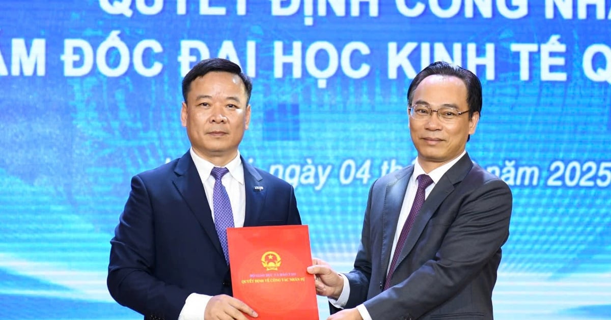 Đại học Kinh tế quốc dân có tân giám đốc 52 tuổi