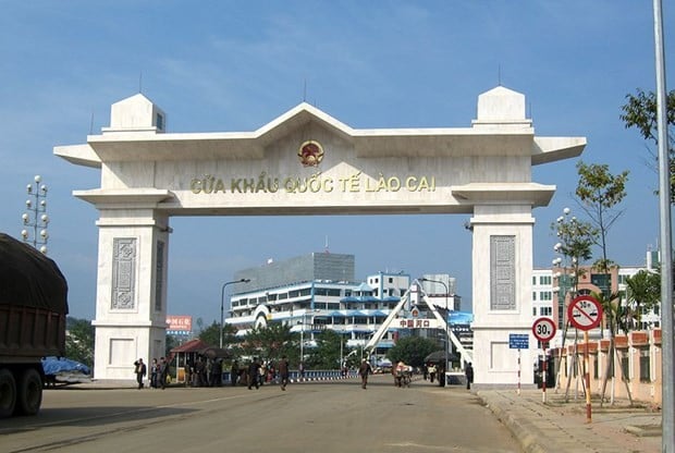 Cửa khẩu quốc tế Lào Cai. Ảnh minh họa: TTXVN