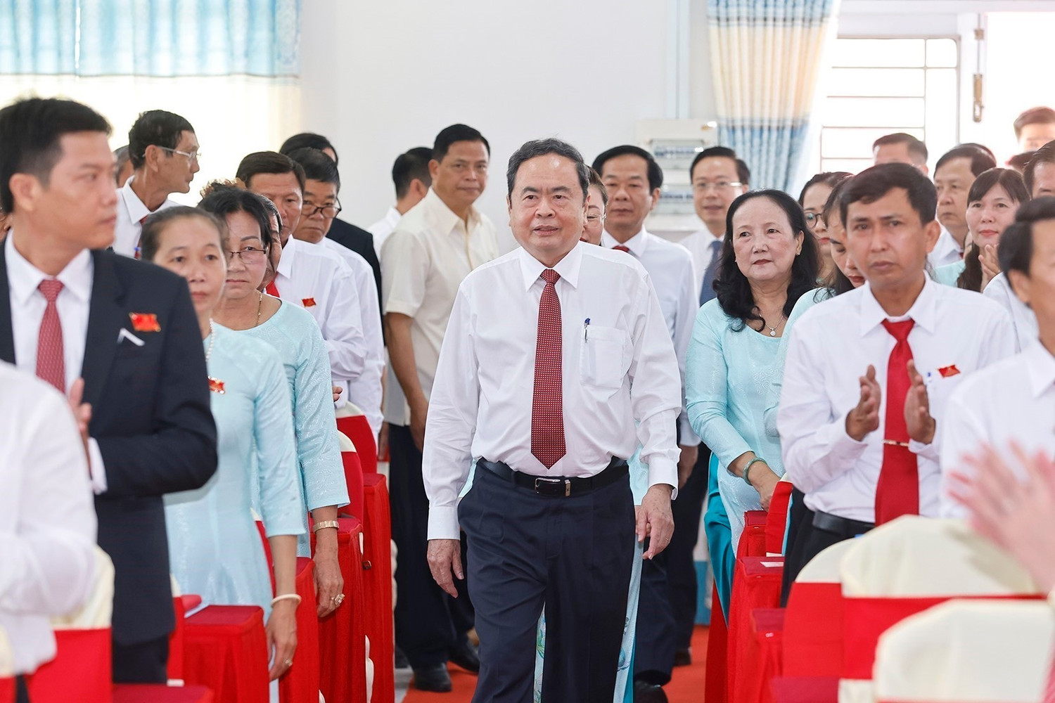 [Ảnh] Chủ tịch Quốc hội dự Đại hội đại biểu Đảng bộ xã Thạnh Xuân (Cần Thơ) nhiệm kỳ 2025-2030