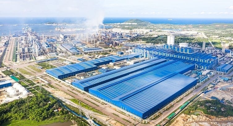 Khu liên hợp Gang thép Dung Quất 2. Ảnh: Hòa Phát.