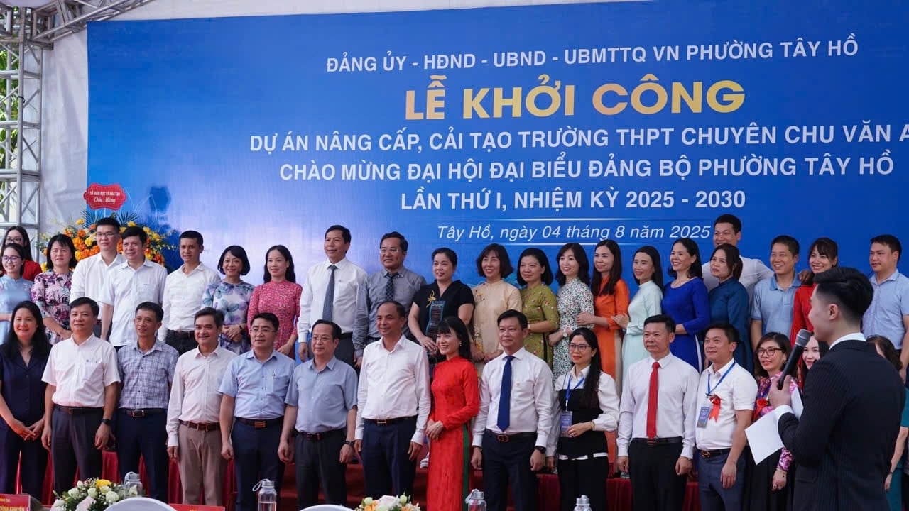 Khởi công dự án cải tạo, nâng cấp Trường THPT chuyên Chu Văn An- Ảnh 3.