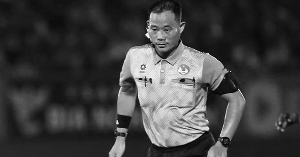 Trọng tài Trần Đình Thịnh đáng lẽ sẽ thổi Siêu cúp, lễ an táng tại quê nhà ngày 7.8