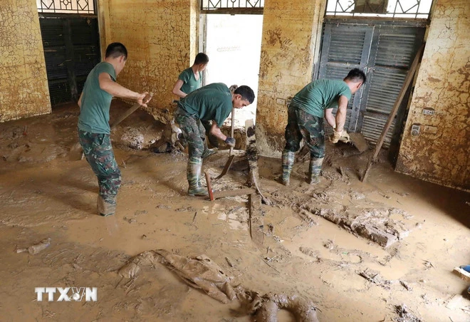 ក្រសួងការពារជាតិ​ប្រមូល​ធនធាន​ទាំងអស់​ដើម្បី​ផ្តល់​ជំនួយ​ដល់ Dien Bien, Son La, Nghe An ក្រោយ​ទឹកជំនន់