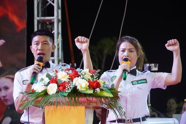 Hàng trăm VĐV tranh tài tại giải vô địch võ cổ truyền ở phố biển Gia Lai- Ảnh 2.