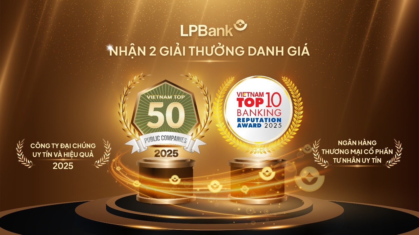 LPBank thăng hạng trong bộ đôi giải thưởng uy tín năm 2025-1.jpg