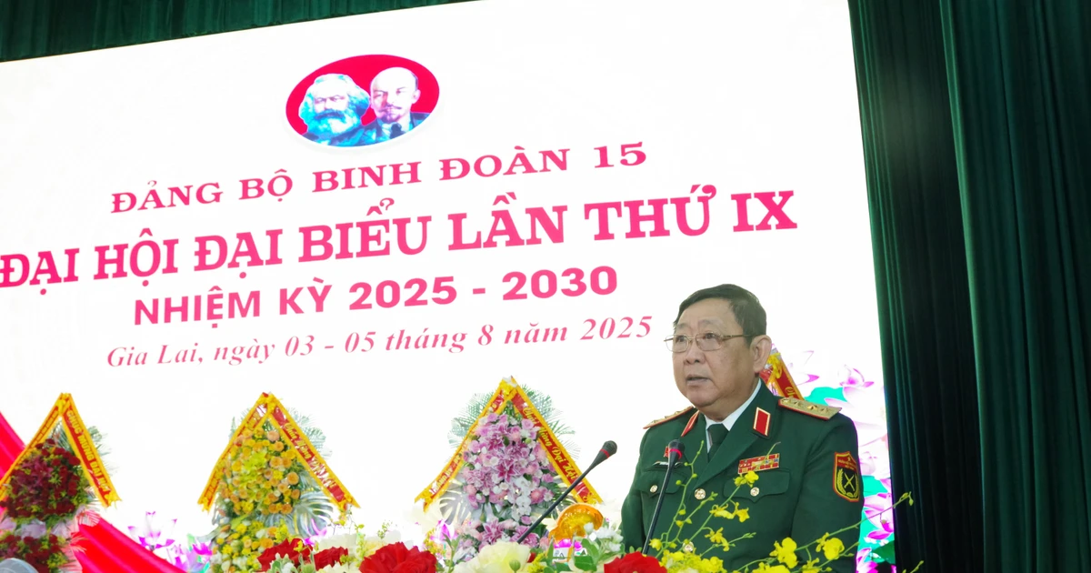 Khai mạc Đại hội đại biểu Đảng bộ Binh đoàn 15 lần thứ IX