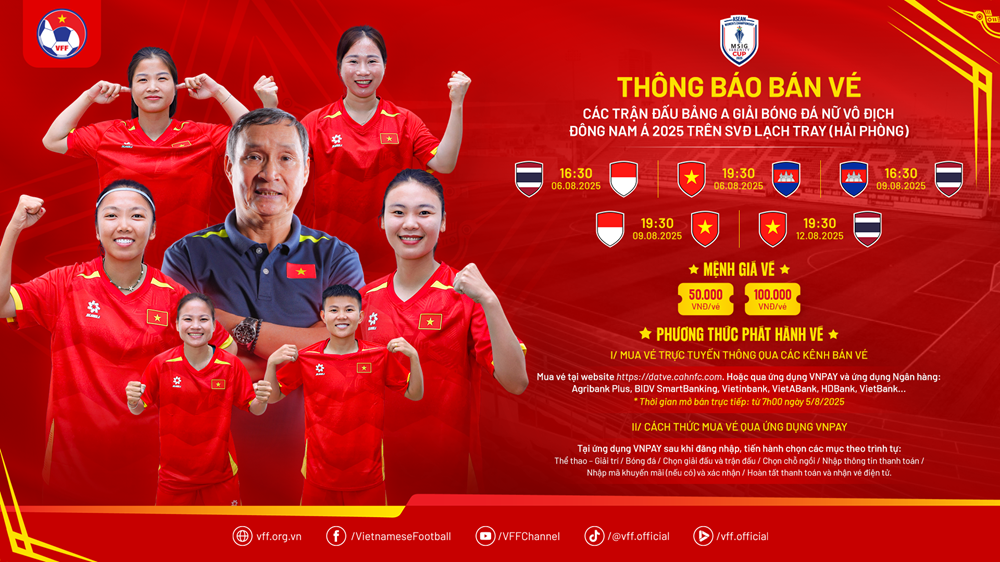 សំបុត្រ​សម្រាប់​ក្រុម​បាល់ទាត់​នារី​វៀតណាម​ចូល​រួម​ប្រកួត​នៅ​អាស៊ីអាគ្នេយ៍​ដាក់​លក់​ហើយ - រូបថត ១