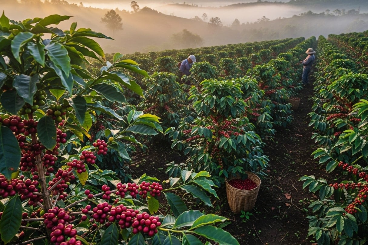 Coffee price today 5 8 2025 Suddenly turned around to the top, due to the impact of US tax