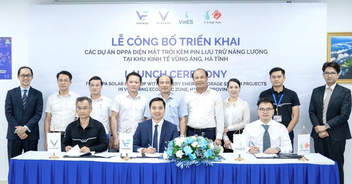 VinEnergo triển khai các dự án điện mặt trời kèm pin lưu trữ