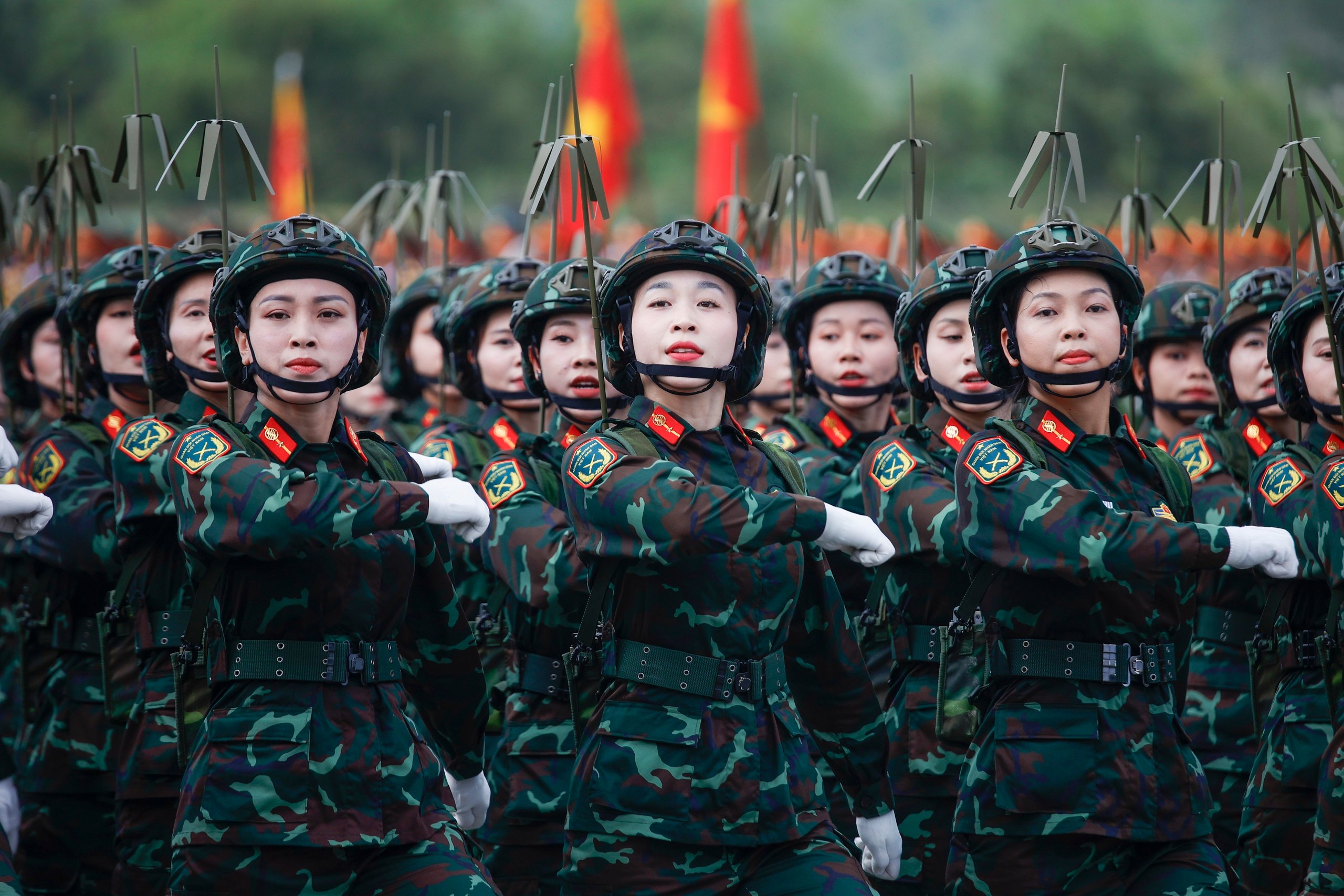 Kỵ binh xuất hiện tại buổi hợp luyện nhiệm vụ diễu binh A80- Ảnh 13.