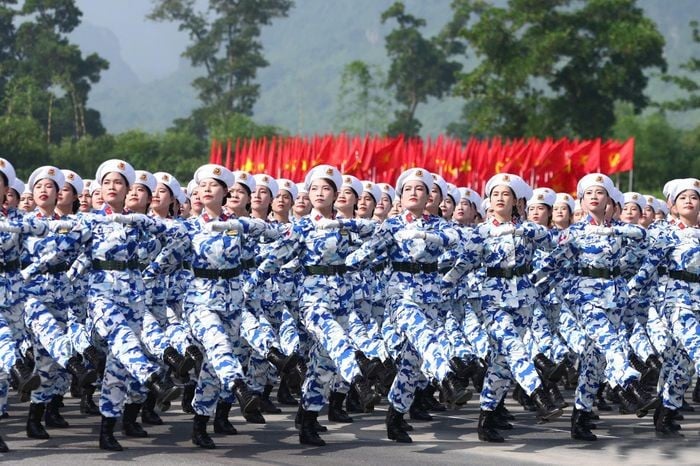 Những hình ảnh ấn tượng tại buổi tổng hợp luyện.