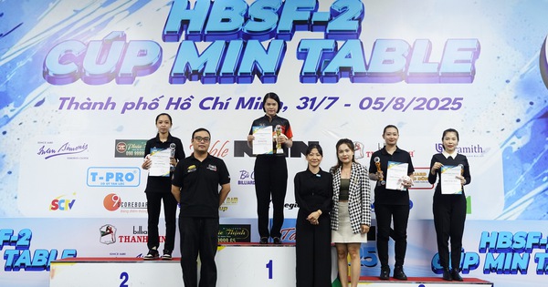Trần Quyết Chiến vô địch billiards carom HBSF Tour 2