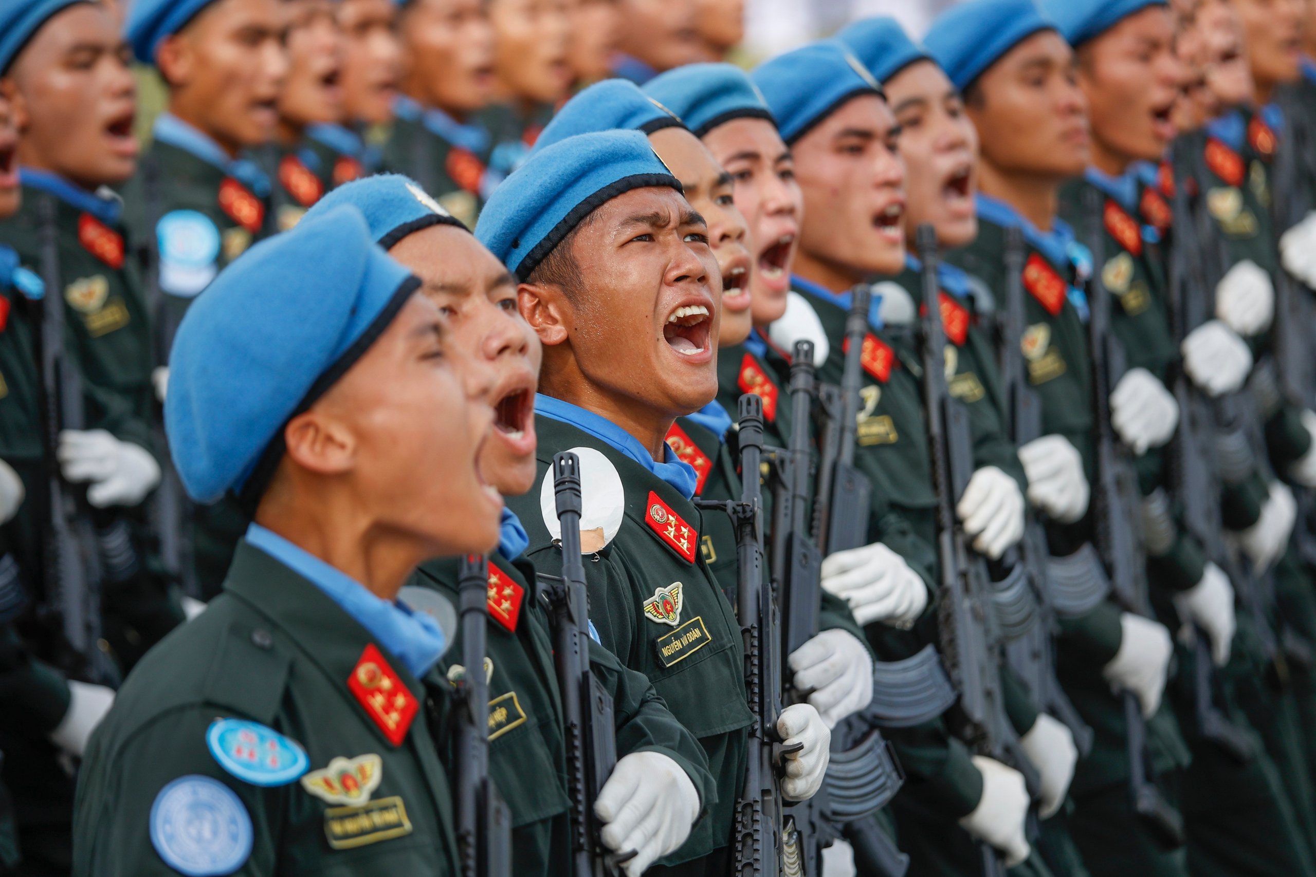 Kỵ binh xuất hiện tại buổi hợp luyện nhiệm vụ diễu binh A80- Ảnh 23.