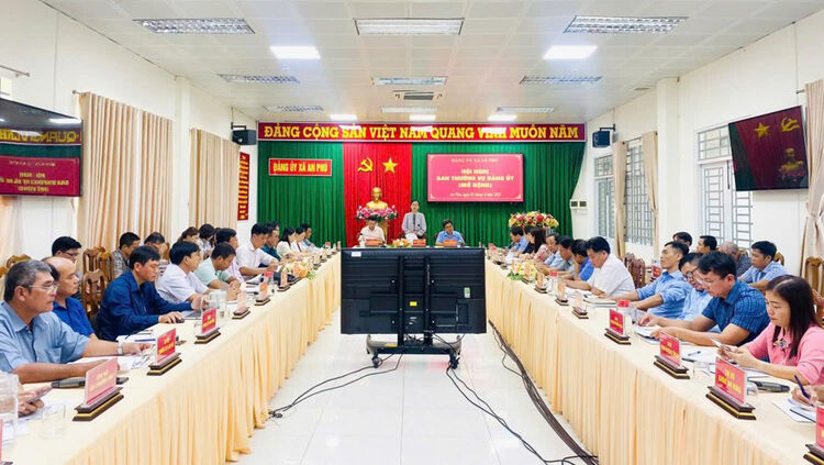 An Phu Commune deploys key tasks in August 2025