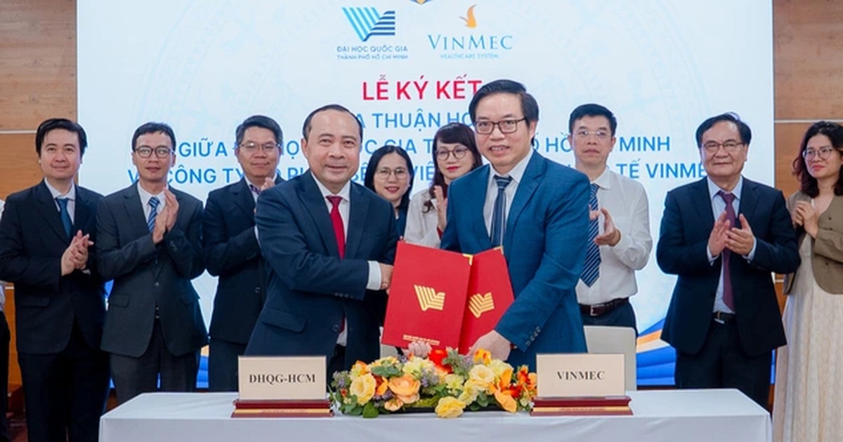 Vinmec và Đại học Quốc gia TPHCM hợp tác chiến lược phát triển nhân lực y tế