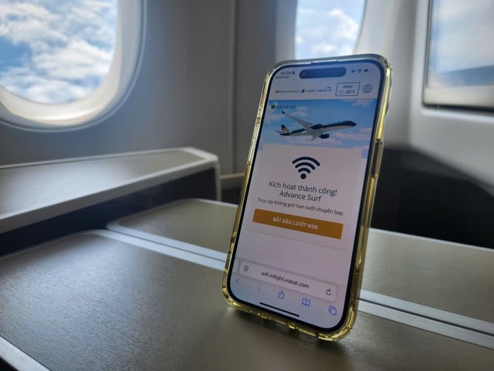Hành khách đã có thể lướt Internet khi đang bay- Ảnh 1.