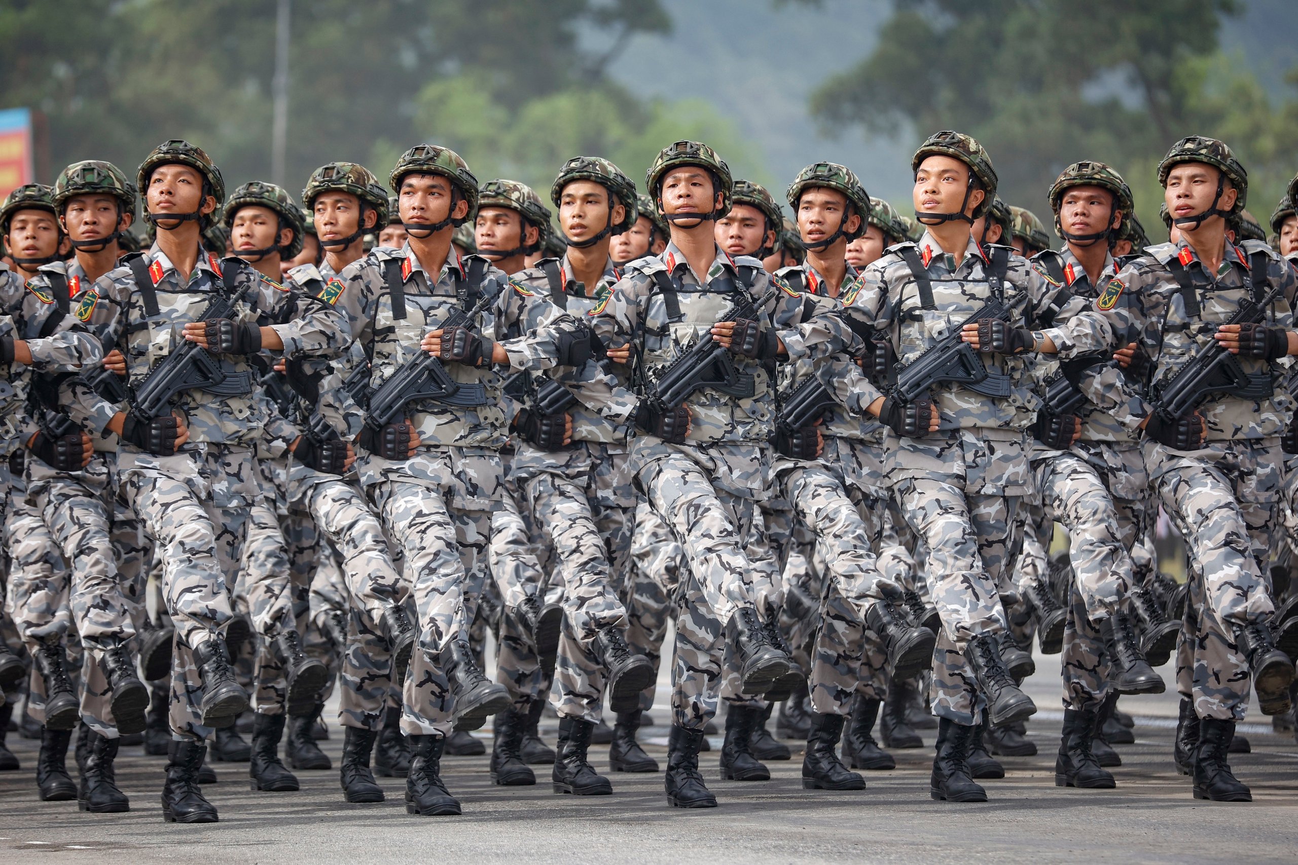 Kỵ binh xuất hiện tại buổi hợp luyện nhiệm vụ diễu binh A80- Ảnh 11.