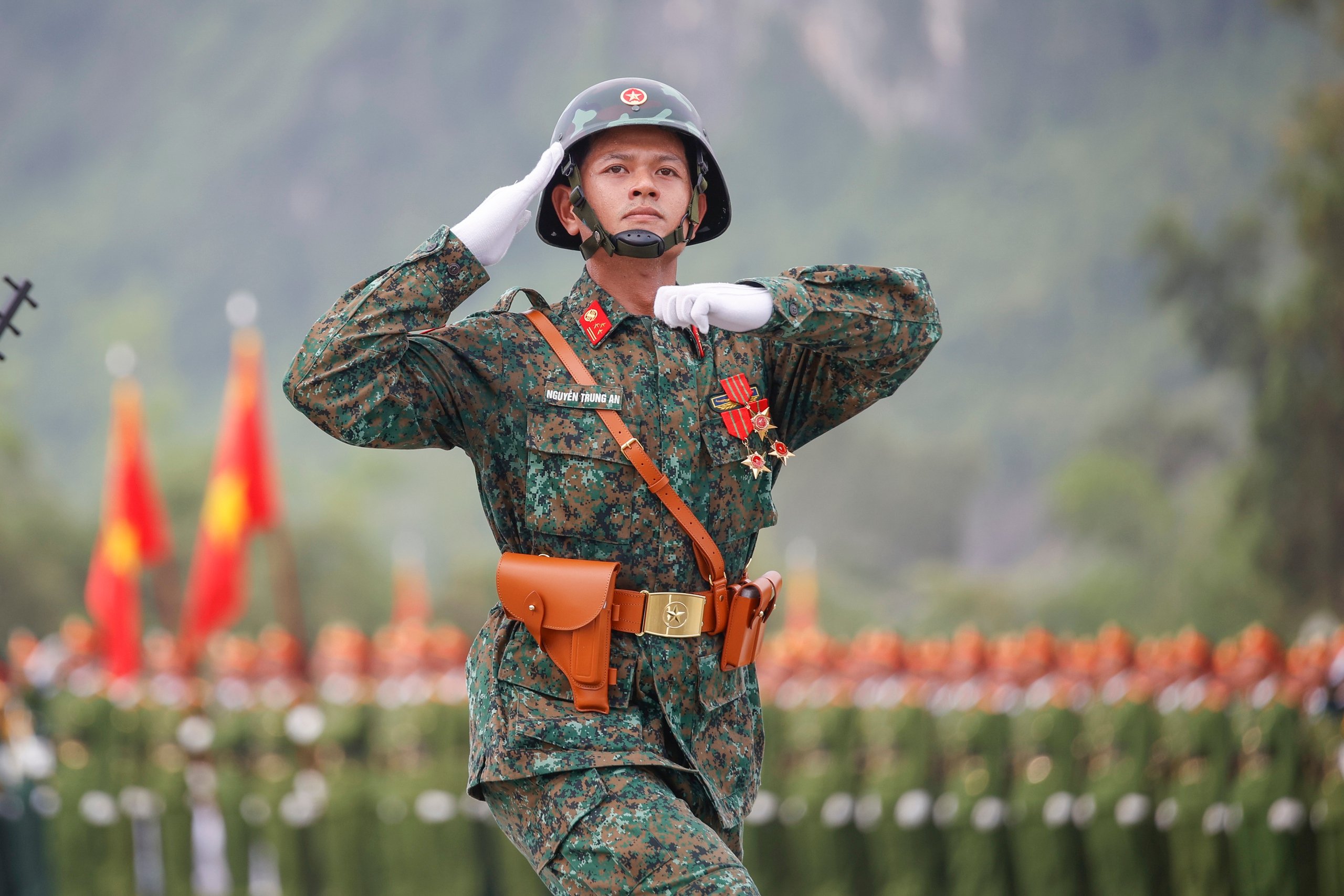 Kỵ binh xuất hiện tại buổi hợp luyện nhiệm vụ diễu binh A80- Ảnh 8.
