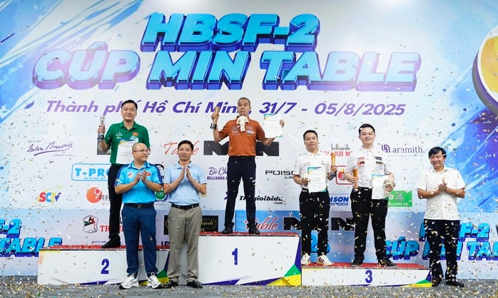 Trần Quyết Chiến vô địch billiards carom HBSF Tour 2 - Ảnh 5.