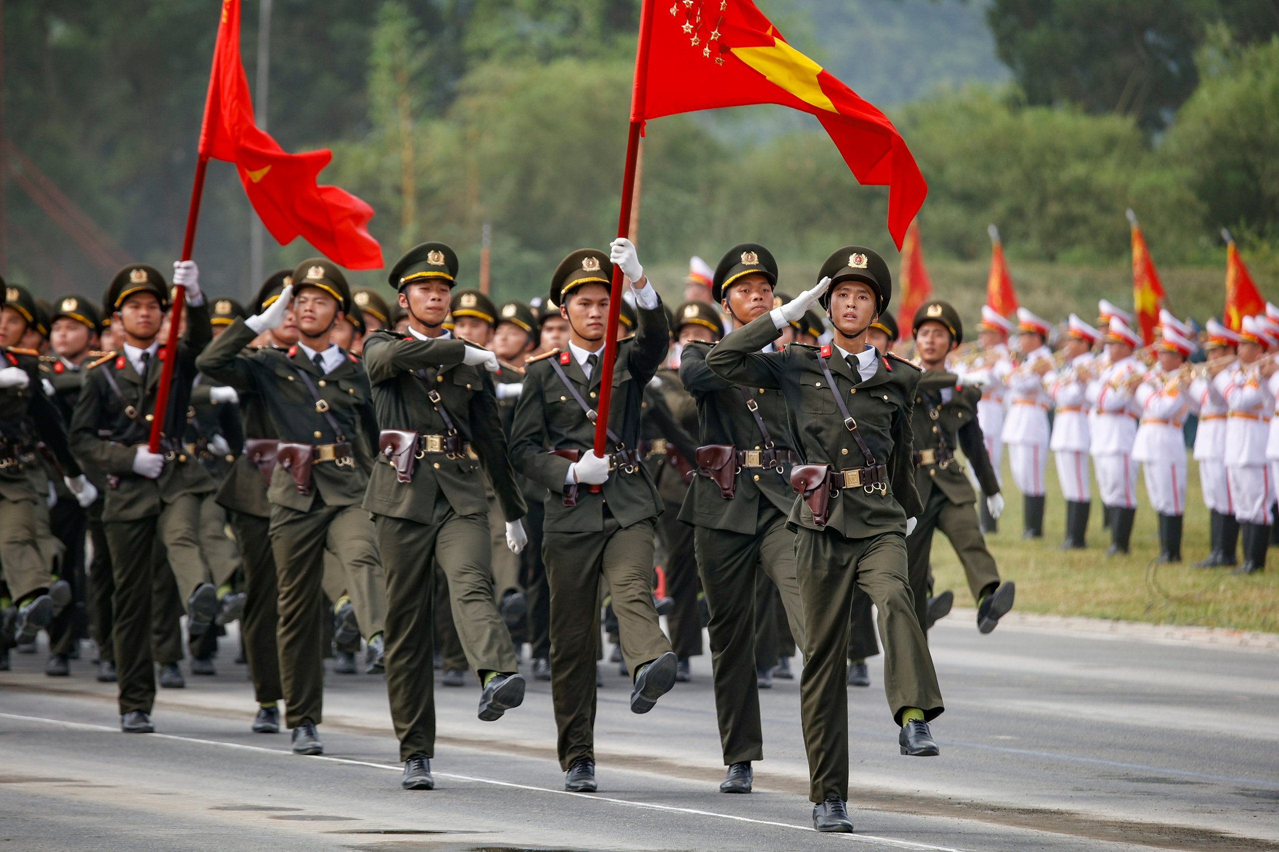 Kỵ binh xuất hiện tại buổi hợp luyện nhiệm vụ diễu binh A80- Ảnh 24.