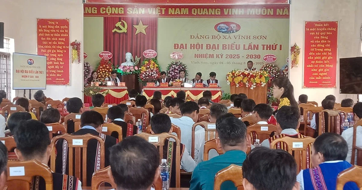 Khai mạc Đại hội đại biểu xã Vĩnh Sơn lần thứ I, nhiệm kỳ 2025-2030