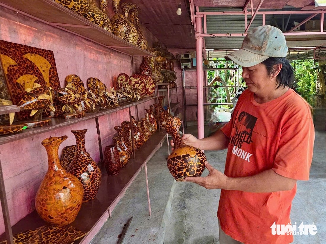 Cá ngừ đại dương 'khủng' làm từ gáo dừa- Ảnh 6.
