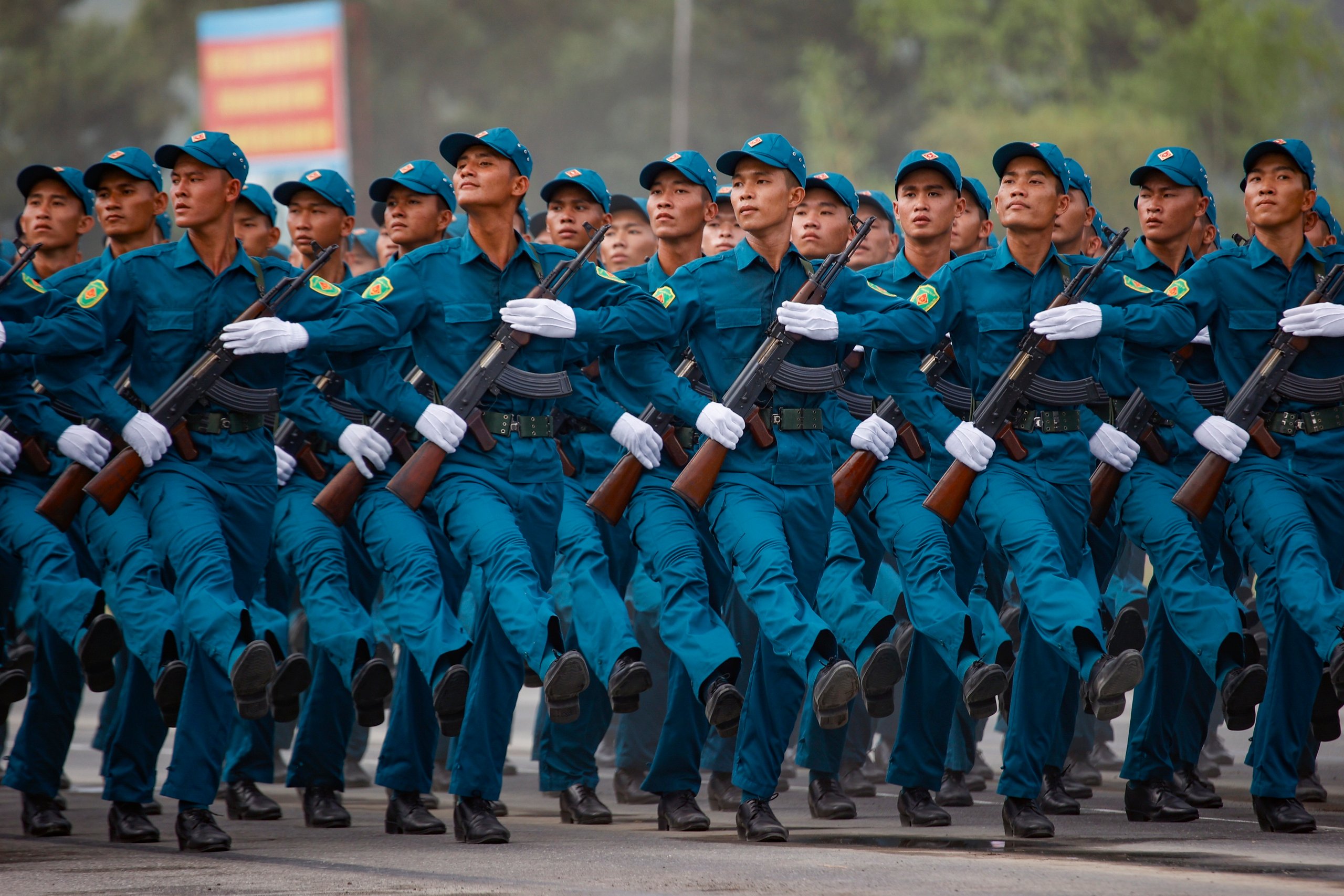 Kỵ binh xuất hiện tại buổi hợp luyện nhiệm vụ diễu binh A80- Ảnh 14.