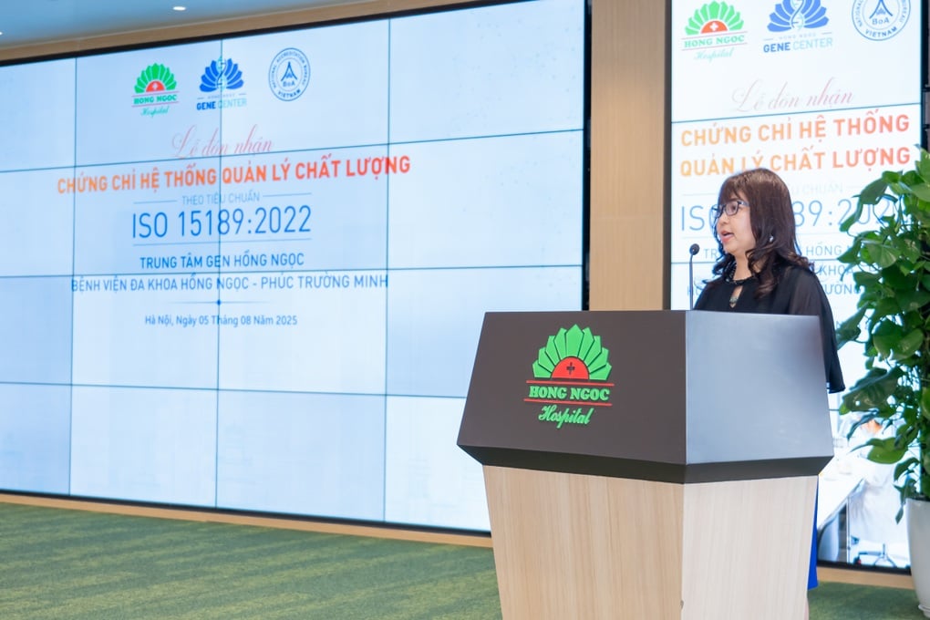 Trung tâm Gen Hồng Ngọc nhận chứng chỉ ISO 15189:2022 - 2
