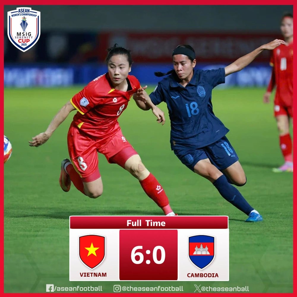 La selección femenina de Vietnam gana con fuerza contra Camboya - foto 2