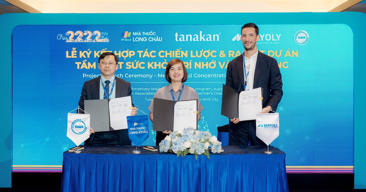 Long Châu hợp tác Mayoly, Hội VnADA ra mắt chương trình kiểm tra sức khỏe trí nhớ