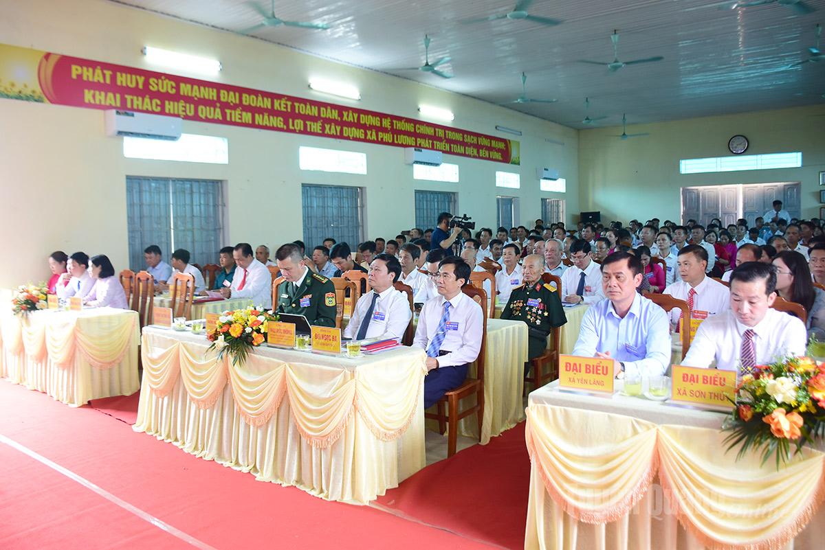 Các đại biểu dự Đại hội đại biểu Đảng bộ xã Phú Lương lần thứ nhất, nhiệm kỳ 2025-2030.