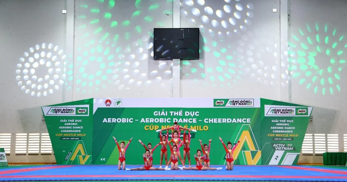 Mãn nhãn với màn trình diễn của 68 đội tại Giải thể dục Aerobic Cúp MILO lần VIII