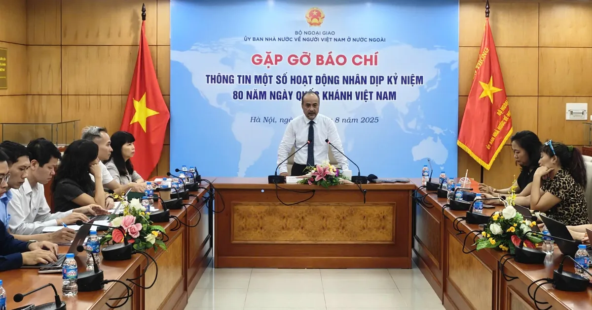 Đoàn đại biểu người Việt Nam ở nước ngoài sẽ tham gia lễ kỷ niệm 80 năm Quốc khánh