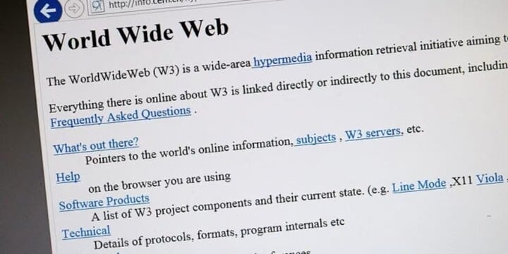 Bài đăng trên usenet ngày 6/8/1991 về WorldWideWeb của Tim Berners-Lee. (Nguồn: w3)