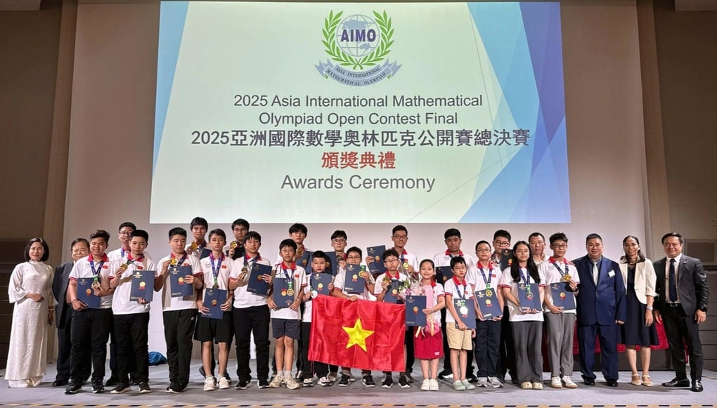 Vinh danh 22 thí sinh đoạt huy chương ở Đấu trường toán học Châu Á 2025 - 1