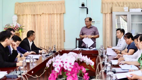 Tay Ninh exchanges cooperation in training and studying abroad with the Korean WFME Federation