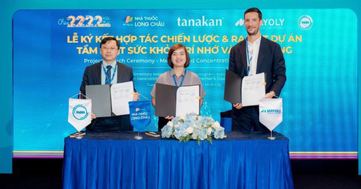Long Châu cùng Mayoly triển khai chương trình tầm soát sức khỏe trí nhớ