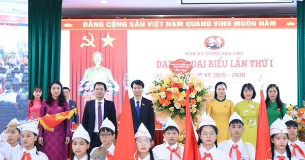Kien Hung Ward successfully welcomed the Ward Party Congress