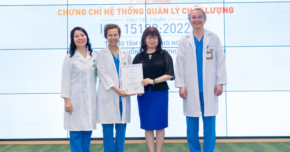 Trung tâm Gen Hồng Ngọc nhận chứng chỉ ISO 15189:2022